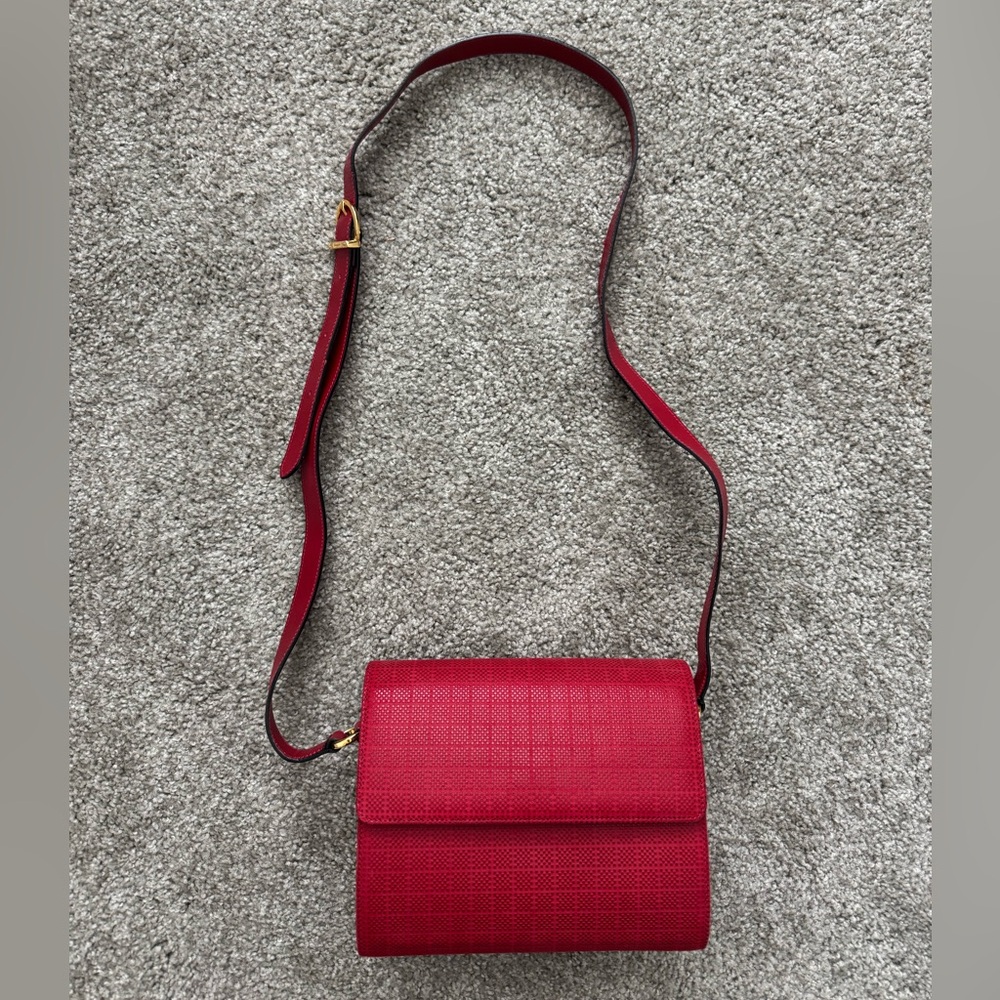 Vintage Salvatore Ferragamo Red Crossbody Bag